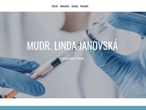 Praktický lékař pro dospělé - MUDr. Linda Janovská