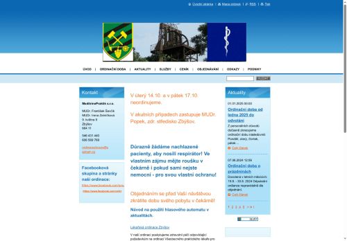 Zobrazit webové stránky Praktický lékař pro dospělé MeditrinePraktik s.r.o. - MUDr. František Ševčík, MUDr. Irena Zelníčková