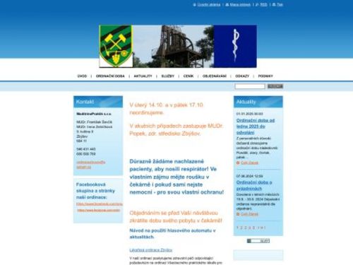 Praktický lékař pro dospělé MeditrinePraktik s.r.o. - MUDr. František Ševčík, MUDr. Irena Zelníčková