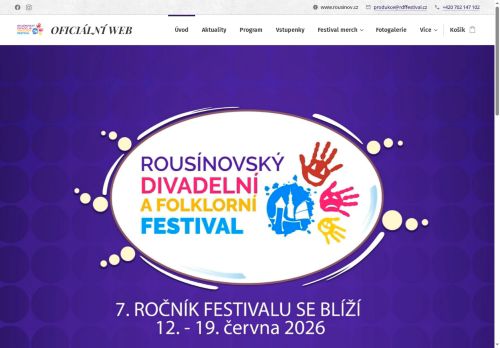 Zobrazit webové stránky Rousínovský divadelní a folklorní festival