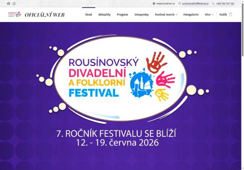 Zobrazit webové stránky Rousínovský divadelní a folklorní festival