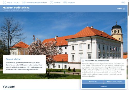 Zobrazit webové stránky Muzeum Podblanicka, zámek Vlašim