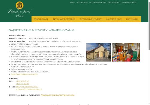 Zobrazit webové stránky Informační centrum Vlašim