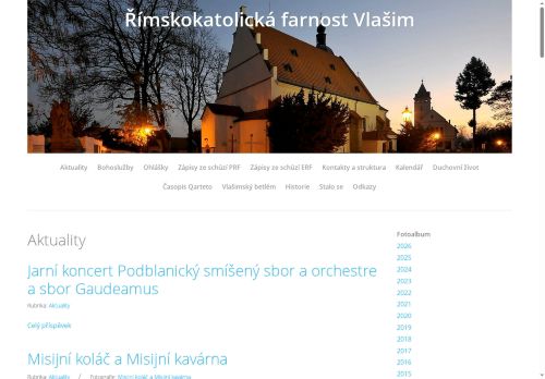 Zobrazit webové stránky Římskokatolická farnost Vlašim