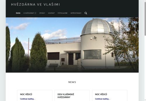 Zobrazit webové stránky Hvězdárna ve Vlašimi