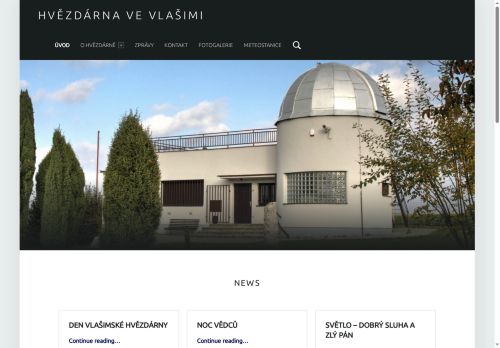 Zobrazit webové stránky Hvězdárna ve Vlašimi