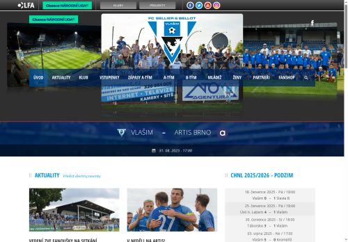 Zobrazit webové stránky FC Sellier & Bellot Vlašim