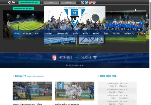 Zobrazit webové stránky FC Sellier & Bellot Vlašim