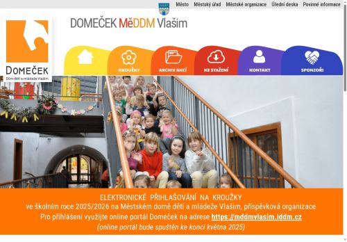 Zobrazit webové stránky Městský dům dětí a mládeže
