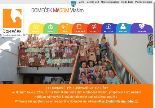 Zobrazit webové stránky Městský dům dětí a mládeže