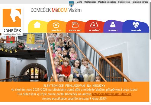 Zobrazit webové stránky Městský dům dětí a mládeže