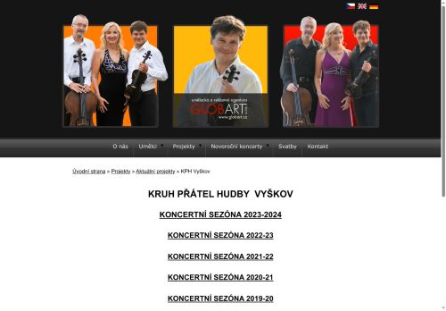 Zobrazit webové stránky Kruh přátel hudby