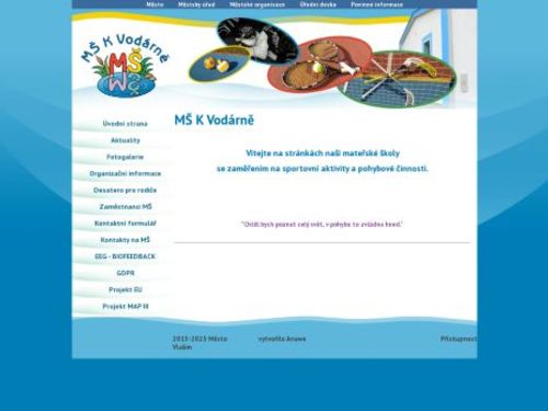 Mateřská škola K Vodárně Vlašim