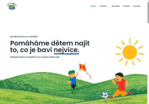 Zobrazit webové stránky Mateřská škola K Vodárně Vlašim