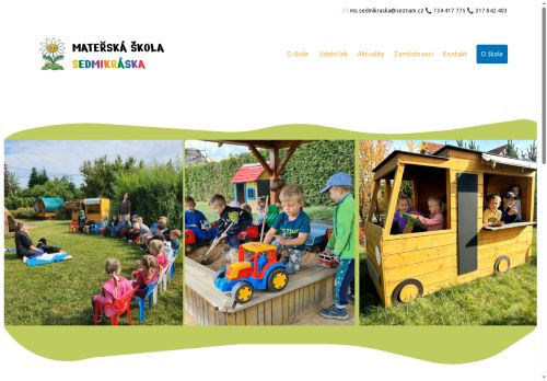 Zobrazit webové stránky Mateřská škola Sedmikráska Domašín