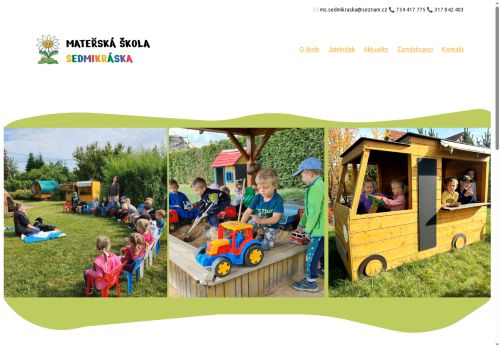 Zobrazit webové stránky Mateřská škola Sedmikráska Domašín