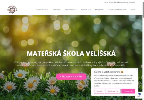 Zobrazit webové stránky Mateřská škola Velíšská Vlašim