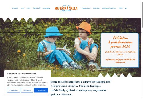 Zobrazit webové stránky Mateřská škola Vorlina Vlašim