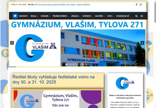 Zobrazit webové stránky Gymnázium Vlašim