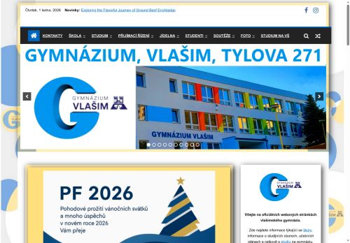 Zobrazit webové stránky Gymnázium Vlašim