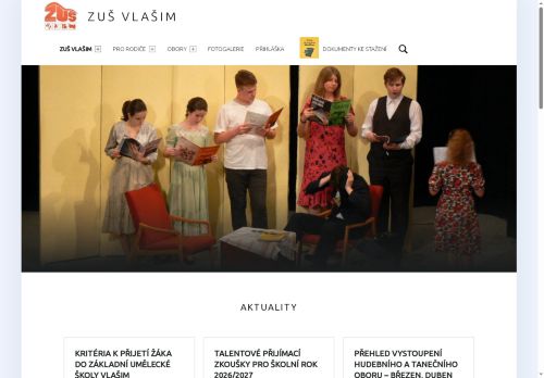 Zobrazit webové stránky Základní umělecká škola Vlašim