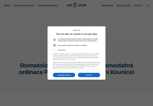 Zobrazit webové stránky Zubní ordinace Stomatologie pod věží -  MDDr. Jaromír Zapletal