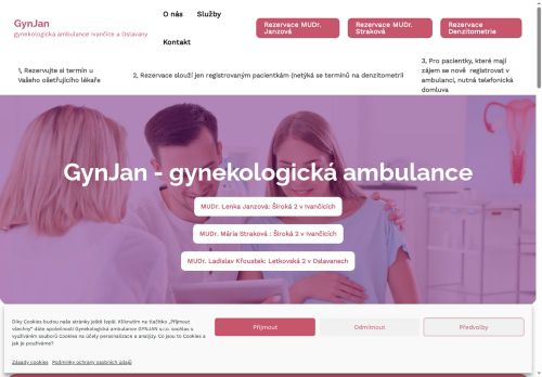 Zobrazit webové stránky Gynekologická ambulance GynJan - MUDr. Ladislav Křoustek