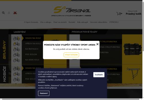 Sport Arsenal s.r.o. nabízí práci na pozici DESIGNER CYKLISTICKÝCH VÝROBKŮ v obci Lysá nad Labem