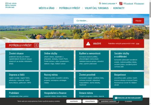 Zobrazit webové stránky Městský úřad Hodonín