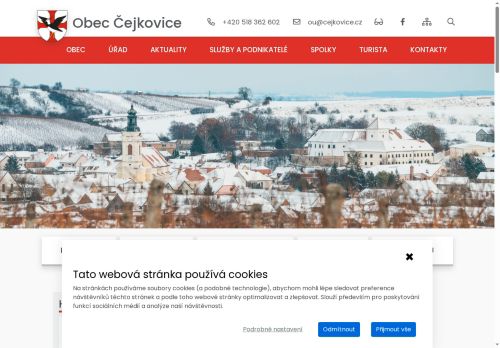 Zobrazit webové stránky Obecní úřad Čejkovice