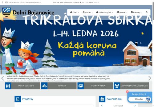 Zobrazit webové stránky Obecní úřad Dolní Bojanovice