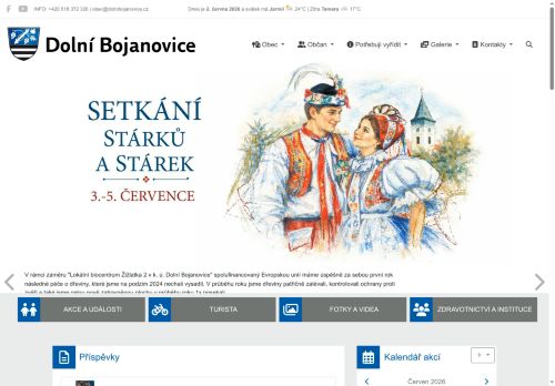 Zobrazit webové stránky Obecní úřad Dolní Bojanovice