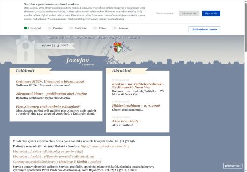 Zobrazit webové stránky Obecní úřad Josefov