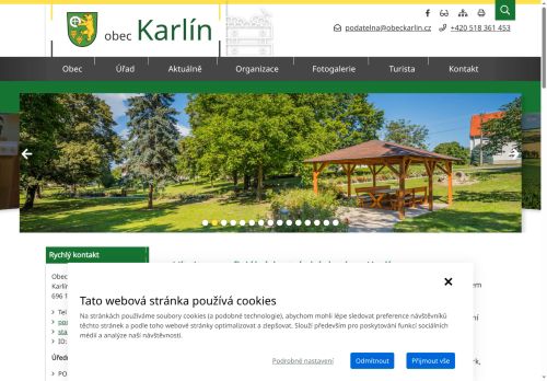 Zobrazit webové stránky Obecní úřad Karlín