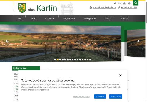 Zobrazit webové stránky Obecní úřad Karlín