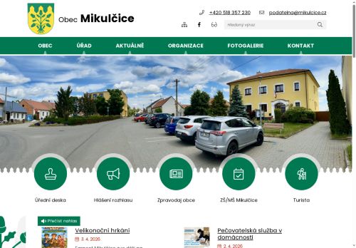 Zobrazit webové stránky Obecní úřad Mikulčice