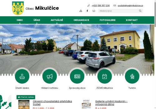 Zobrazit webové stránky Obecní úřad Mikulčice