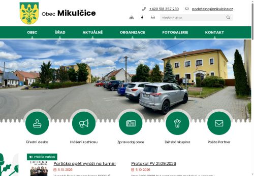 Zobrazit webové stránky Obecní úřad Mikulčice