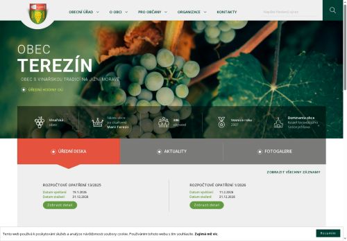 Zobrazit webové stránky Obecní úřad Terezín