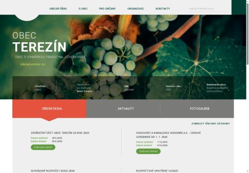 Zobrazit webové stránky Obecní úřad Terezín