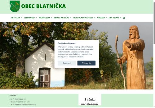 Zobrazit webové stránky Obecní úřad Blatnička