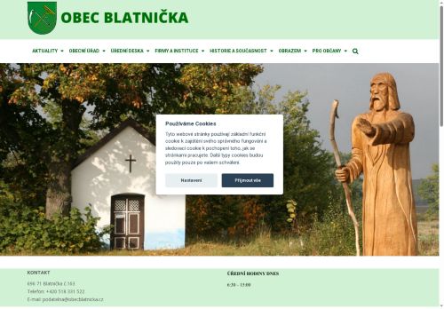 Zobrazit webové stránky Obecní úřad Blatnička