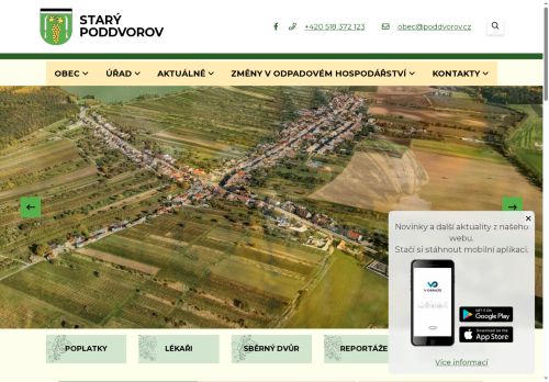 Zobrazit webové stránky Obecní úřad Starý Poddvorov
