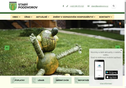 Zobrazit webové stránky Obecní úřad Starý Poddvorov