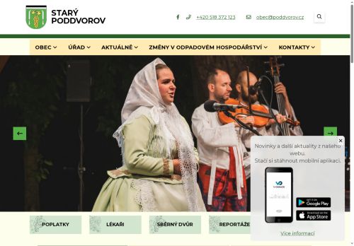 Zobrazit webové stránky Obecní úřad Starý Poddvorov