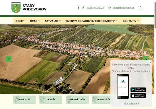 Zobrazit webové stránky Obecní úřad Starý Poddvorov