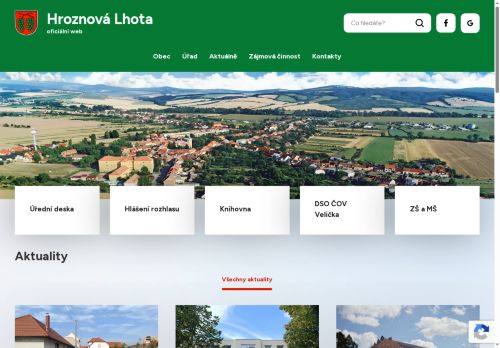 Zobrazit webové stránky Obecní úřad Hroznová Lhota