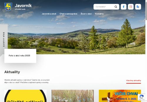 Zobrazit webové stránky Obecní úřad Javorník