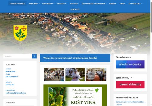 Zobrazit webové stránky Obecní úřad Kněždub