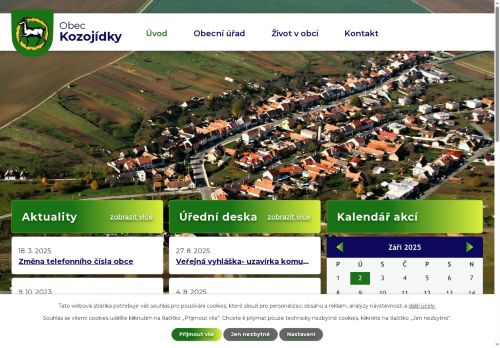 Zobrazit webové stránky Obecní úřad Kozojídky